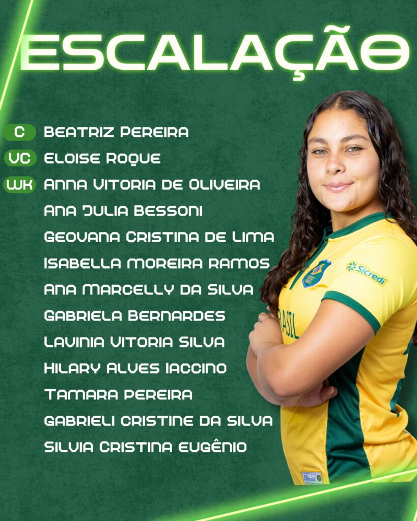 Escalação da Seleção Brasileira para o Sul-Americano Feminino 2026