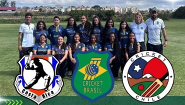 Cartaz do Campeonato Sul-Americano Feminino 2026 com a Seleção Brasileira e os escudos de Brasil, Chile e Costa Rica